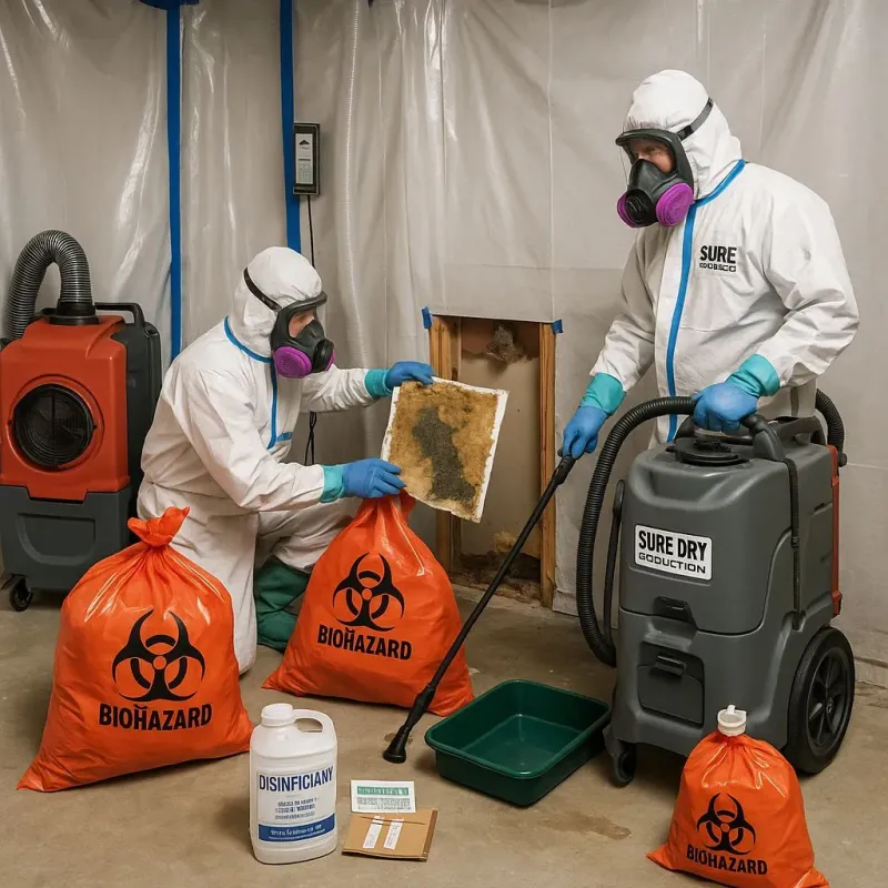 Contaminated Water Handling Protocols process in Tallulah, LA